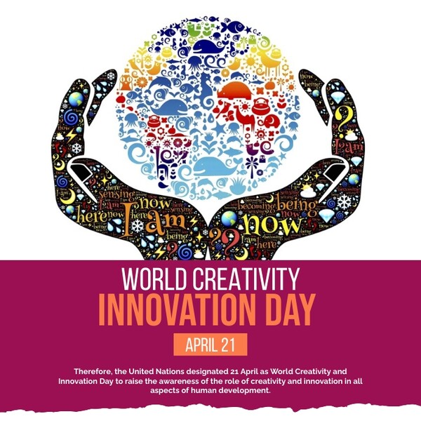 세계 창의와 혁신의 날 포스터 (사진출처_ Creativepixel)