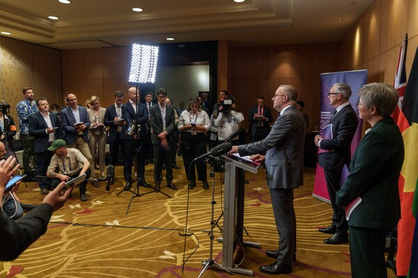 앤소니 알바니지 총리는 새로운 동남아 경제 전략이 안보 전략과도 연결돼 있다고 밝혔다.(사진:총리 트위터)
