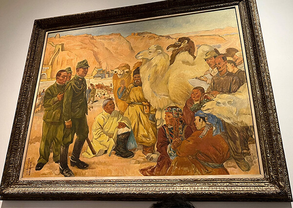 전쟁박물관 전시관에 걸려있는 그림