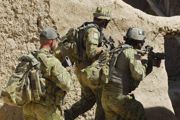 아프가니스탄에서 작전 중인 호주 최정예부대 요원들